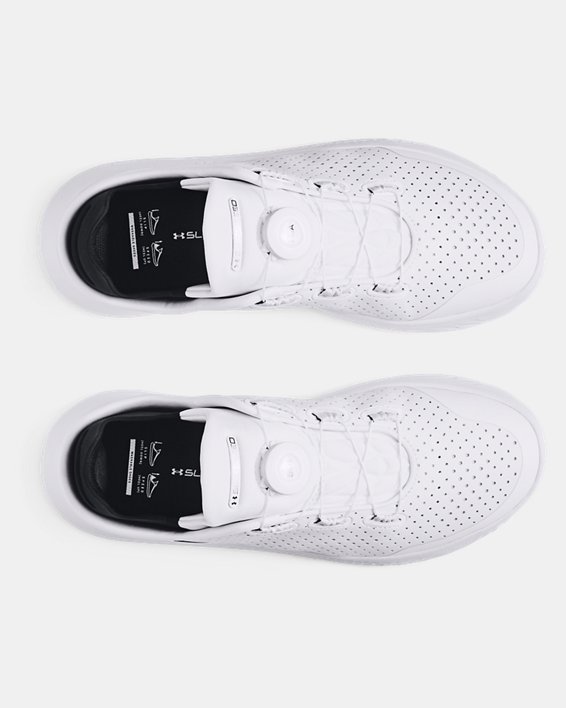 Unisex UA SlipSpeed™ Training Shoes, White, pdpMainDesktop image number 2